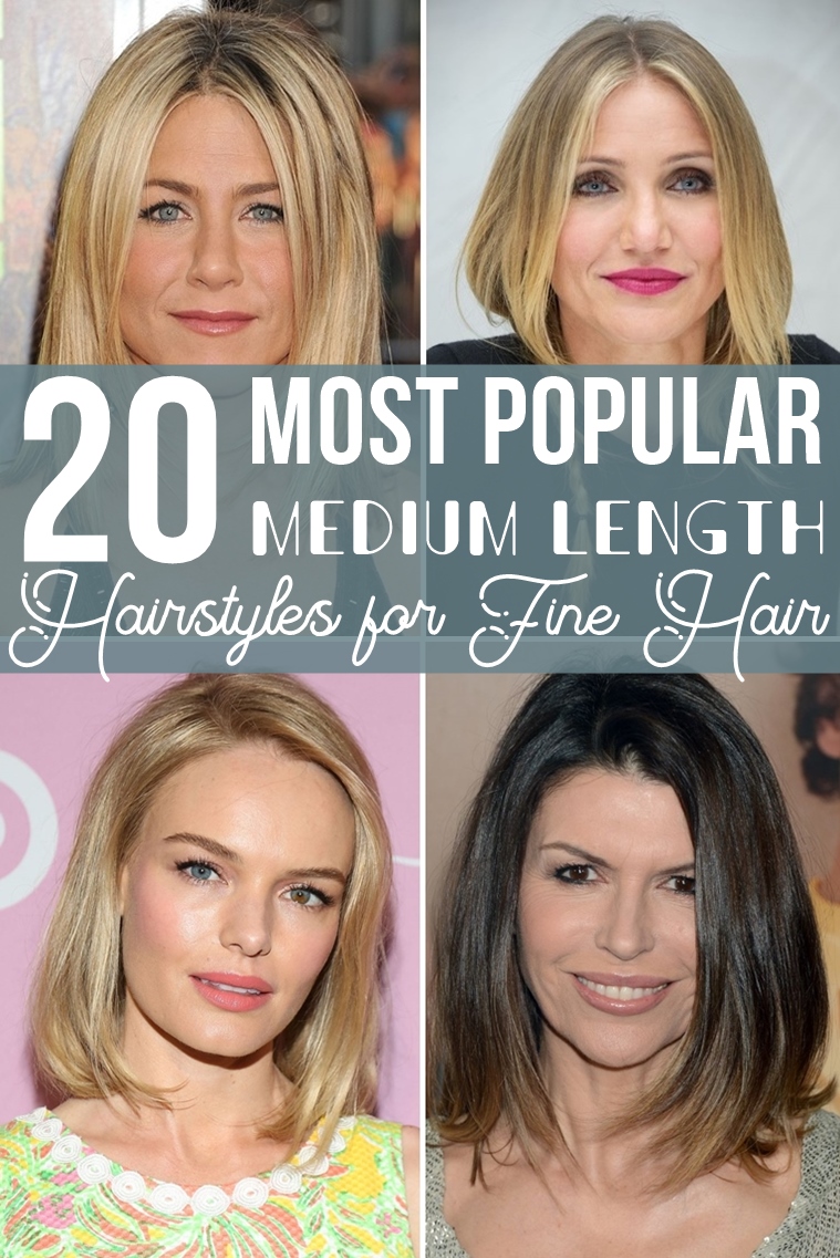 20 Most Popular Medium Length Hairstyles for Fine Hair