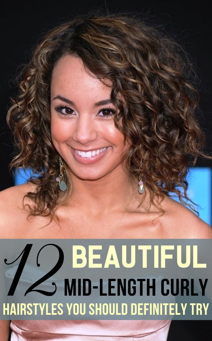 12 Beautiful Mid-Length Curly Hairstyles You Should Definitely Try